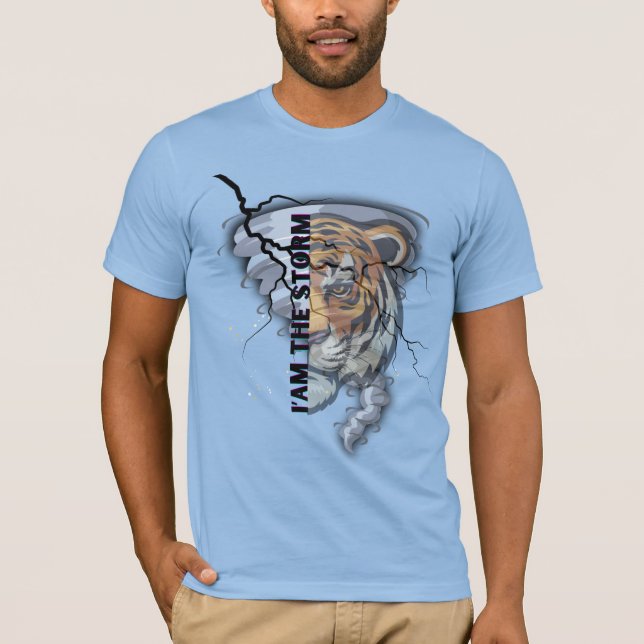 t-shirt eu sou a tempestade (Frente)