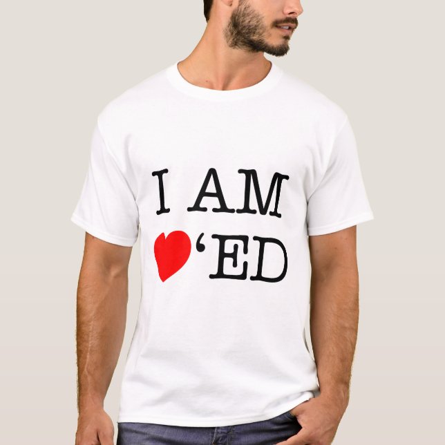 T-shirt Eu sou amado (Frente)