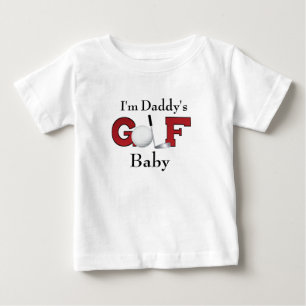 T-shirt Eu sou bebê do golfe do pai