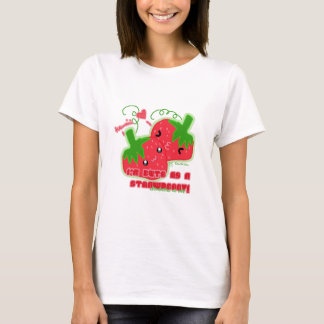 T-shirt Eu sou bonito como uma morango!