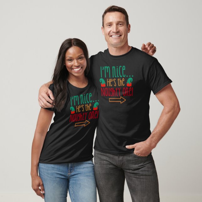T-shirt Eu Sou Bonito Seu Chapéu De Elf Malvado (Unissex)