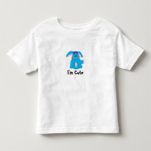 T-shirt Eu Sou Coelhinho Azul Fofo