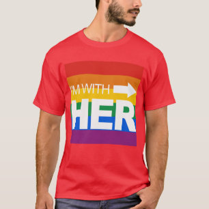 T-shirt Eu sou com ela (direito) - .png
