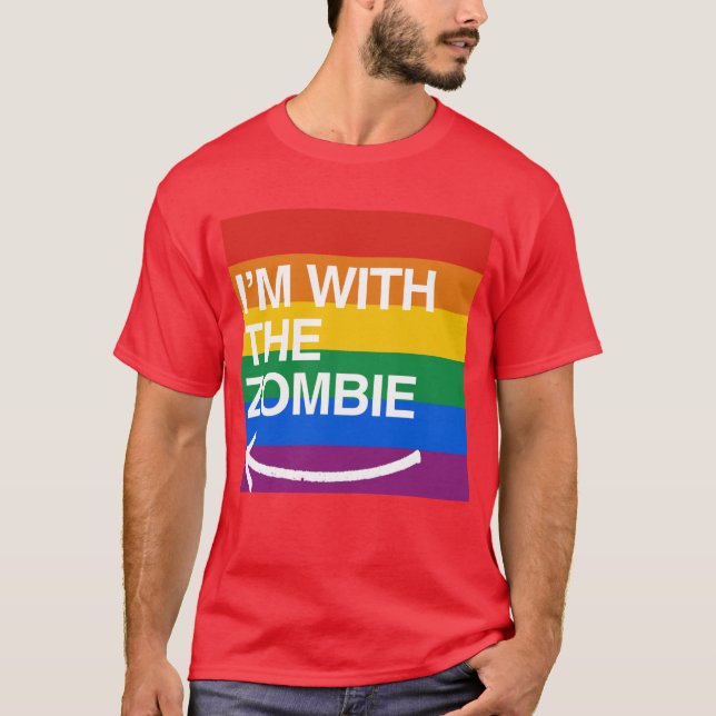 T-shirt Eu sou COM O ZOMBI (Frente)