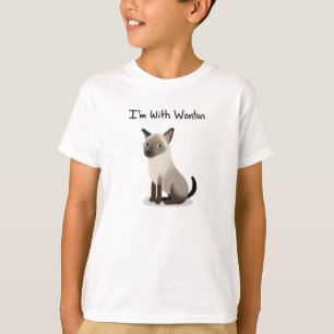 T-shirt Eu sou com Wonton