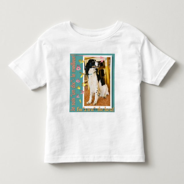 T-shirt Eu sou "dez" - o melhor! (Frente)