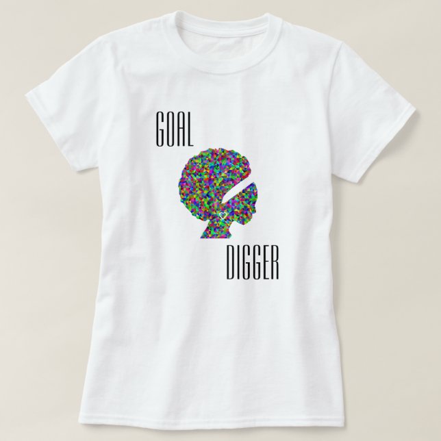 T-shirt Eu sou do "um escavador objetivo " (Frente do Design)