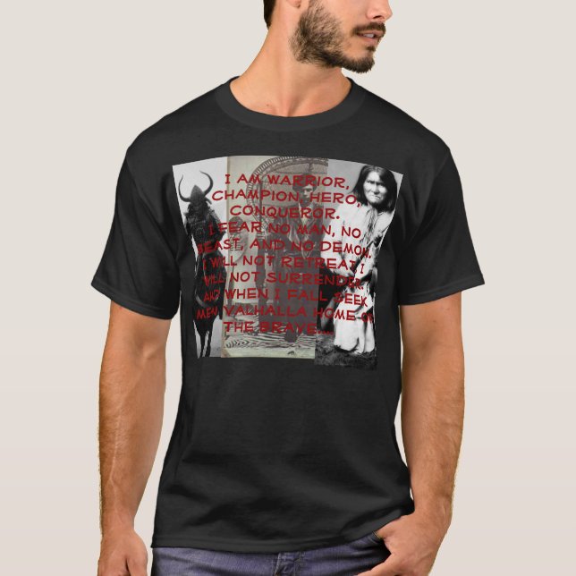 T-SHIRT EU SOU GUERREIRO (Frente)