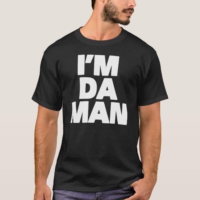 T-shirt Eu sou homem da Dinamarca (Frente)