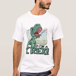 T-shirt Eu sou ideias de um presente de T. Rex Dinossauro