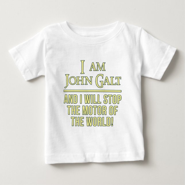 T-shirt Eu sou John Galt (Frente)