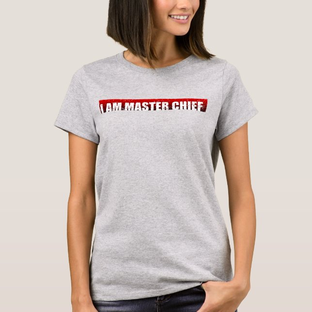 T-SHIRT EU SOU O CHEFE MESTRE (Frente)