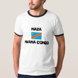 T-shirt EU SOU o FILHO bandeira de CONGO, Congo