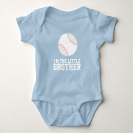 T-shirt "Eu sou o Irmão Pequeno" Número de Baseball Jersey