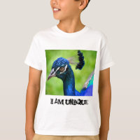 Eu sou o único "Peacock Kid's Light Tee"