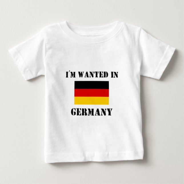 T-shirt Eu sou querido em Alemanha (Frente)