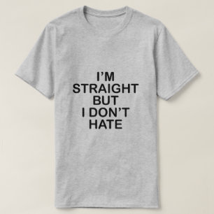T-shirt Eu sou RETO MAS EU NÃO DEIO. ALIADO DE LGBT