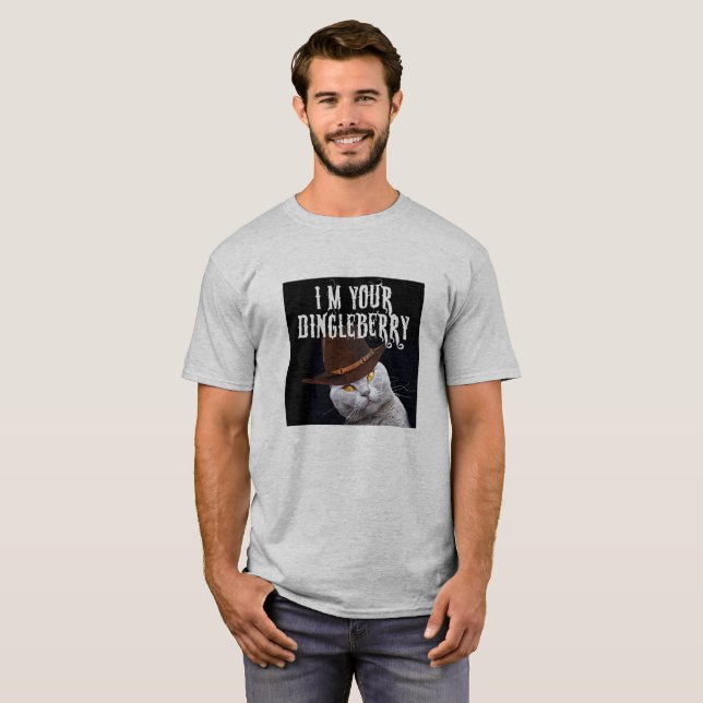 T-shirt Eu sou seu Dingleberry sem a arma (a escola (Frente Completa)