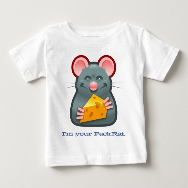 T-shirt Eu sou seu PackRat - T infantil (Frente)