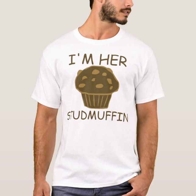 T-shirt Eu sou seu studmuffin (Frente)
