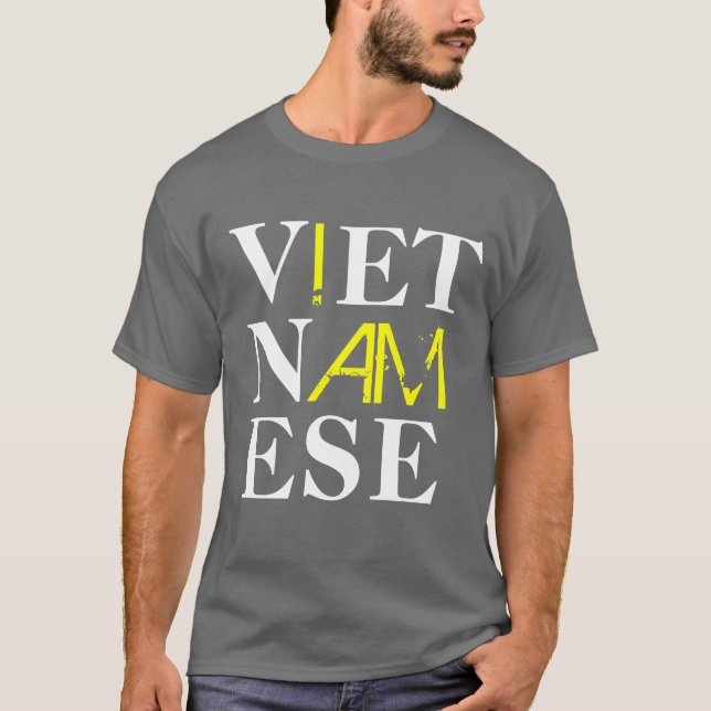 T-shirt Eu sou Tshirt vietnamiano (Frente)