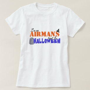 T-shirt Eu sou um alívio aéreo para o Dia das Bruxas