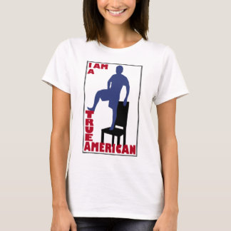 T-shirt Eu sou um americano verdadeiro