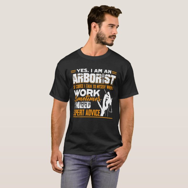 T-SHIRT EU SOU UM ARBORIST (Frente Completa)