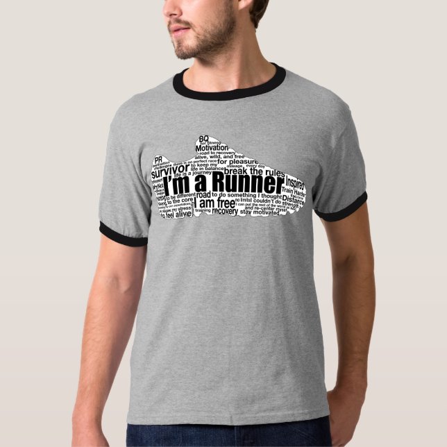 T-shirt Eu sou um corredor (Frente)