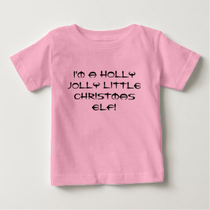 T-shirt Eu sou um duende pequeno alegre do Natal do