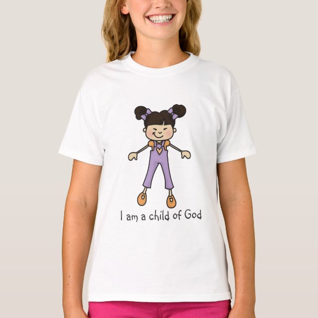 T-shirt Eu sou um filho de Deus (Frente)