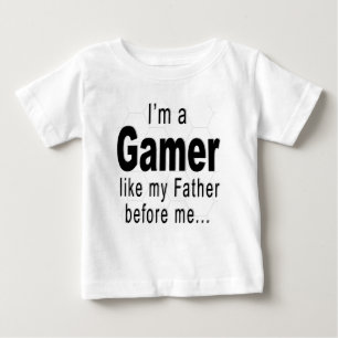 T-shirt Eu sou um Gamer como meu pai antes de mim…