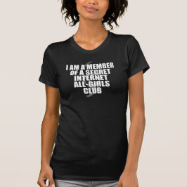 T-shirt Eu sou um membro de uma obscuridade do clube das