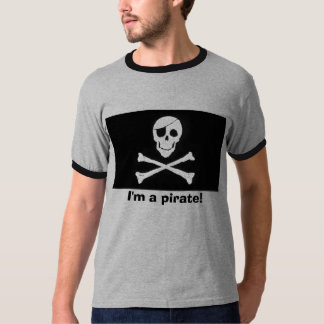 T-shirt Eu sou um pirata!