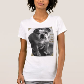 T-shirt eu sou uma intimidação grande