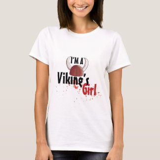 T-shirt Eu sou uma menina de Viking