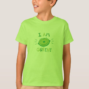 T-shirt Eu sou verde!
