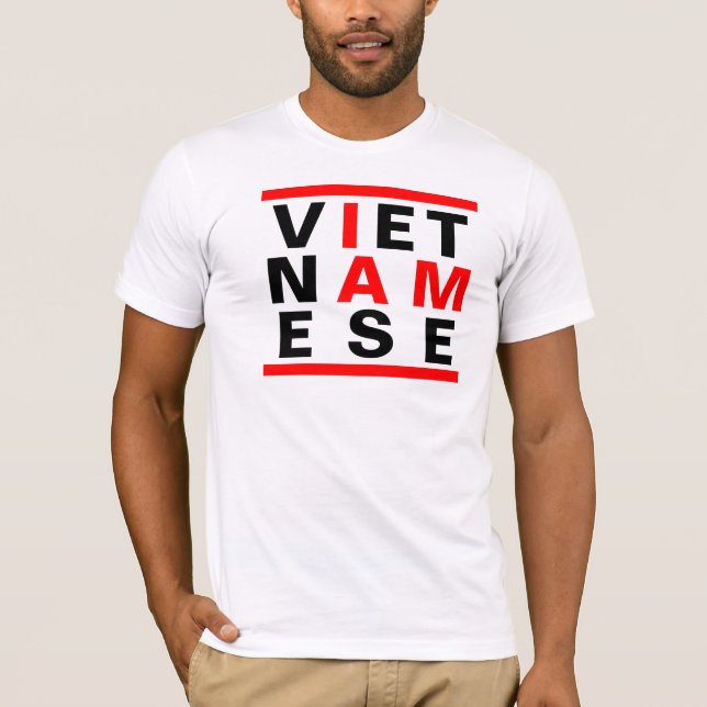 T-shirt Eu sou Vietnamese2 (Frente)