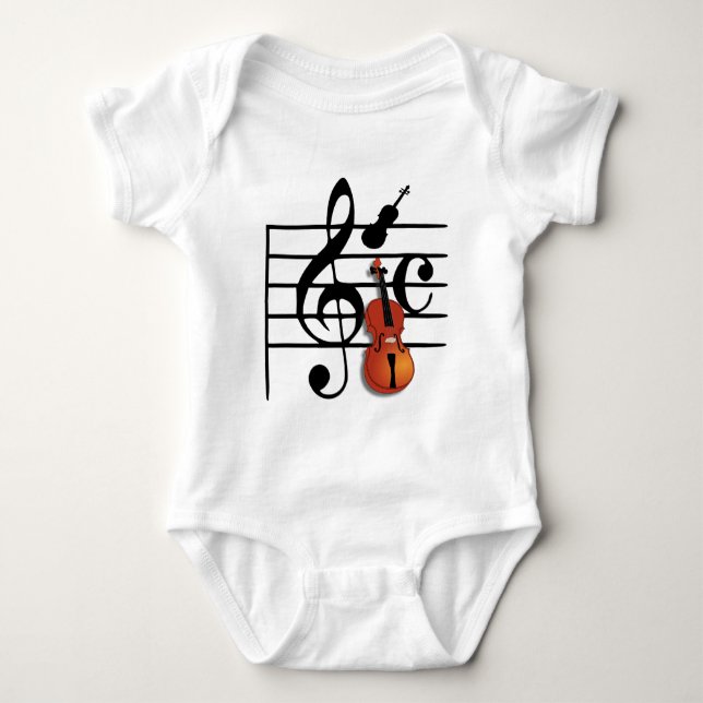 T-shirt Eu Sou Violino_ (Frente)