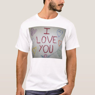 T-shirt Eu te amo