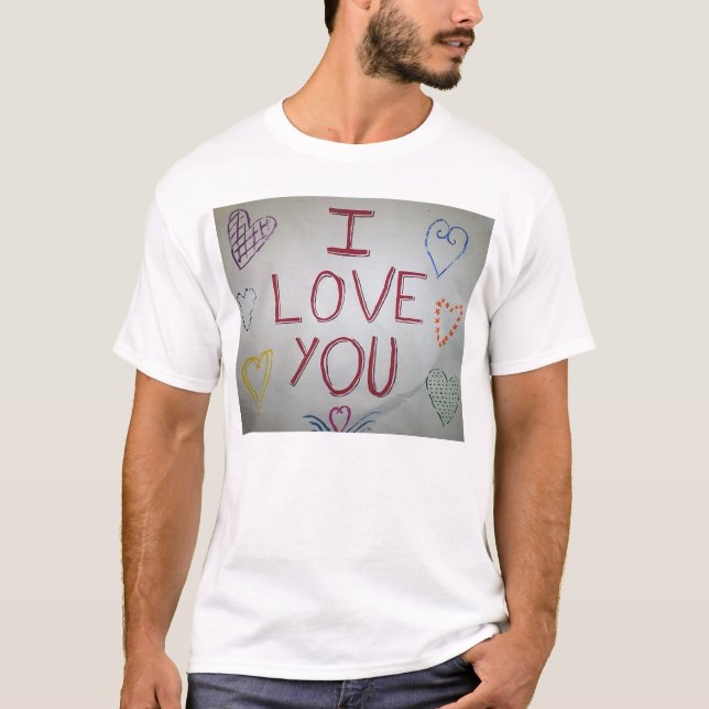 T-shirt Eu te amo (Frente)