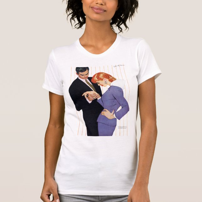 T-shirt Eu te amo, Mama Menina (Frente)