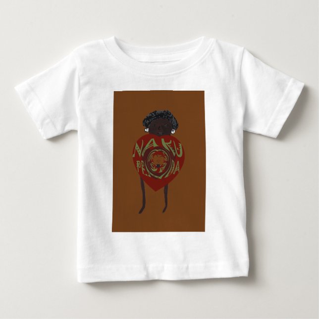 T-shirt Eu te amo! Nakupenda Sana (Frente)