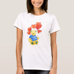 T-shirt Eu te amo urso - balão 2011