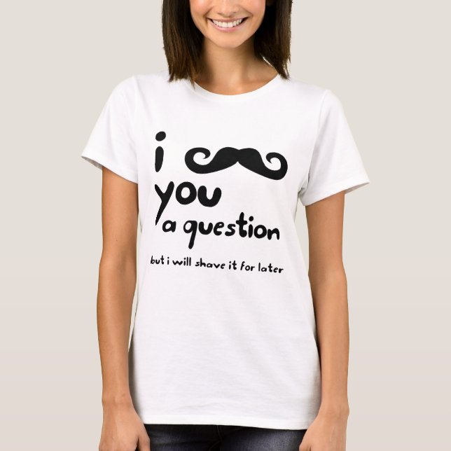 T-shirt Eu Te Dou Uma Pergunta, Senhoras Ringer Tee (Frente)