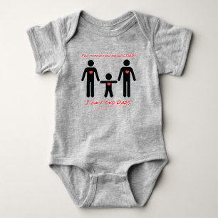 T-shirt Eu tenho dois pais
