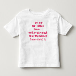 T-SHIRT EU TENHO MINHA ATITUDE DE... JERSEY