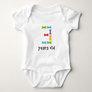 T-shirt Eu tenho três anos