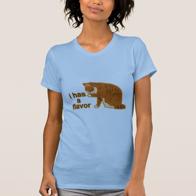 T-shirt Eu tenho um sabor, CAT de LOL (Frente)