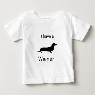 T-shirt Eu tenho um wiener